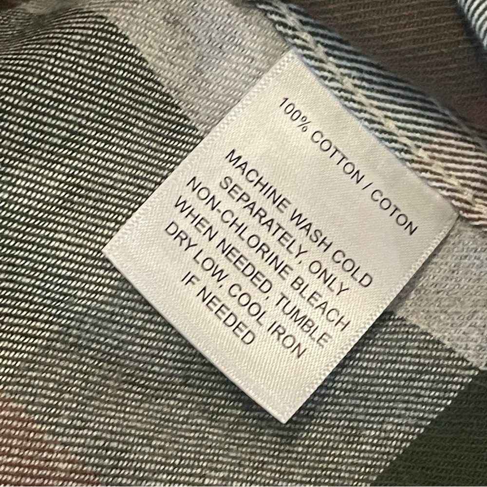 Ducks Unlimited Flannel Shirt Mens Medium Brown Plaid Long Sleeve Button Up NWT - Picture 12 of 13